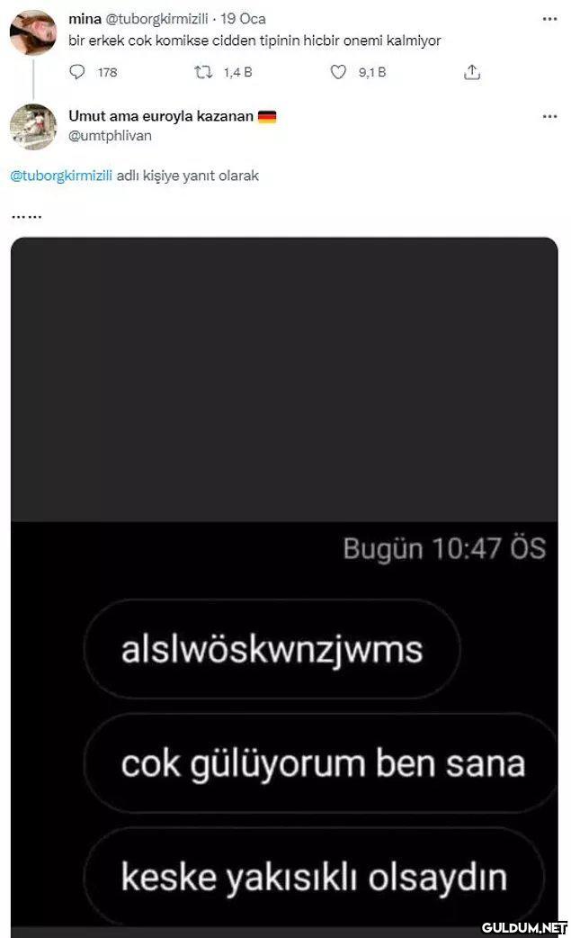 Bir erkeğin komikliğinin...