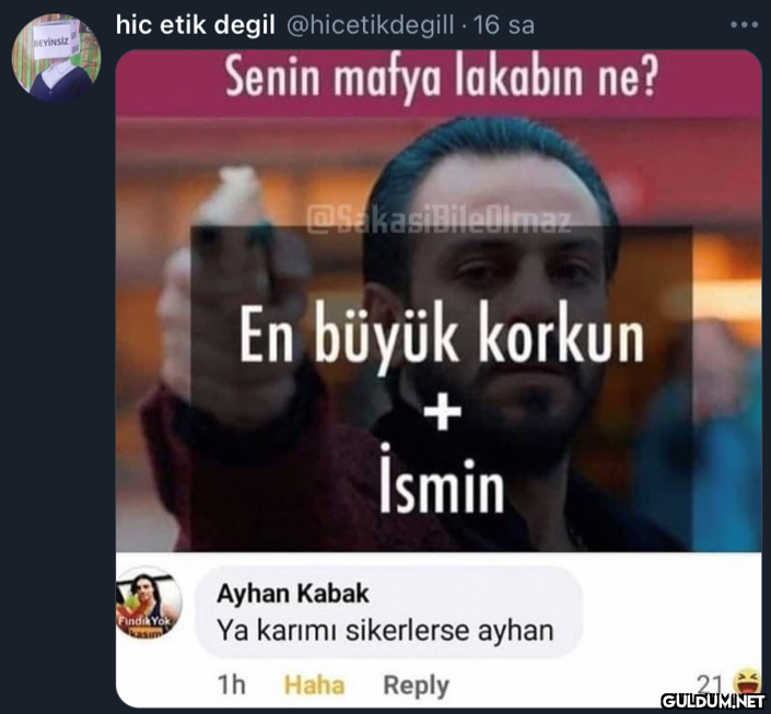 menşınlayalım    hic etik...