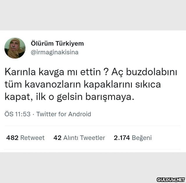 Ölürüm Türkiyem...