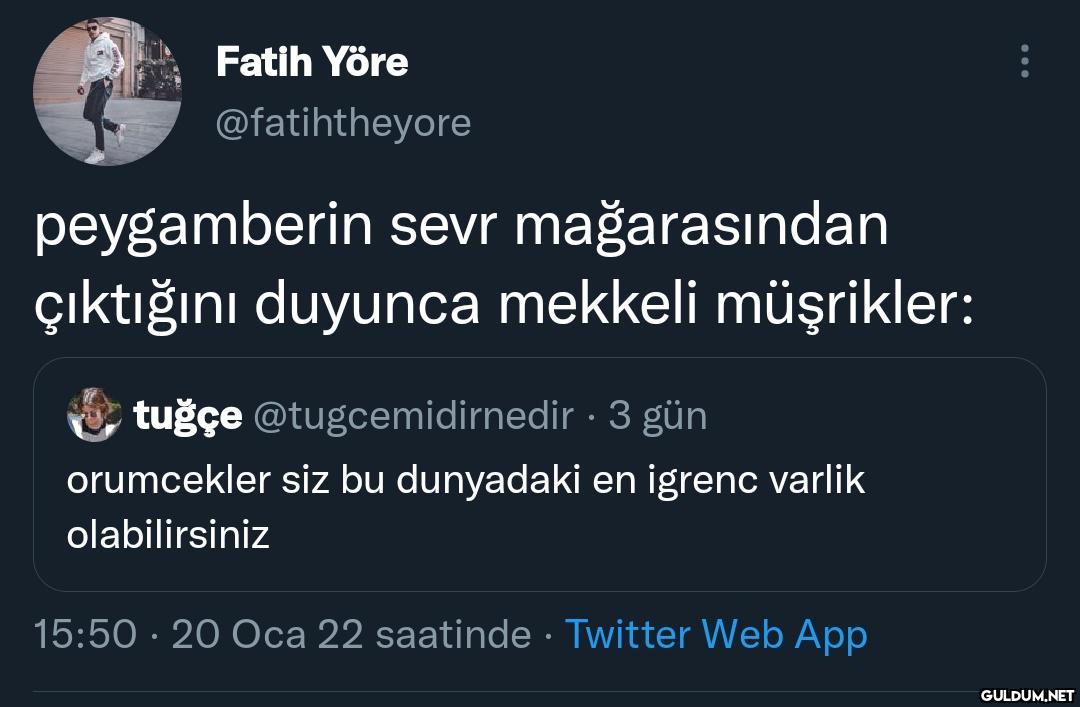 Fatih Yöre @fatihtheyore...