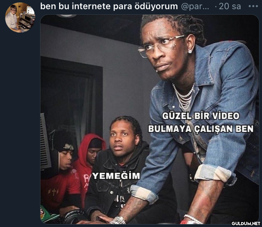 ben bu internete para...