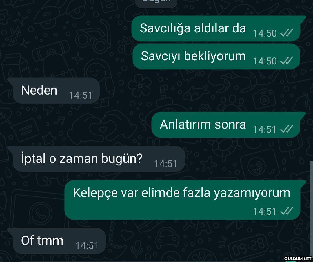 Savcılığa aldılar da 14:50...