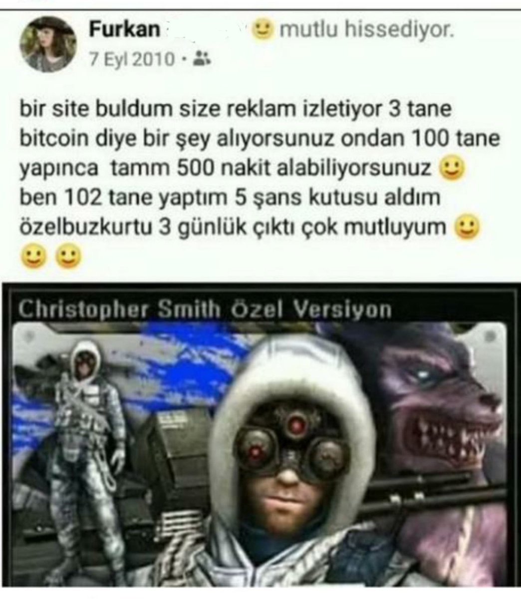 Furkan hâlâ mutlu...