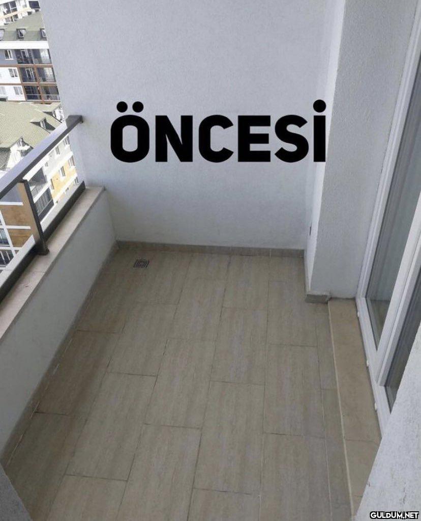 Takipçimizin balkon...