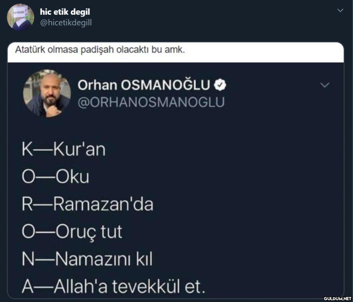 hic etik degil...