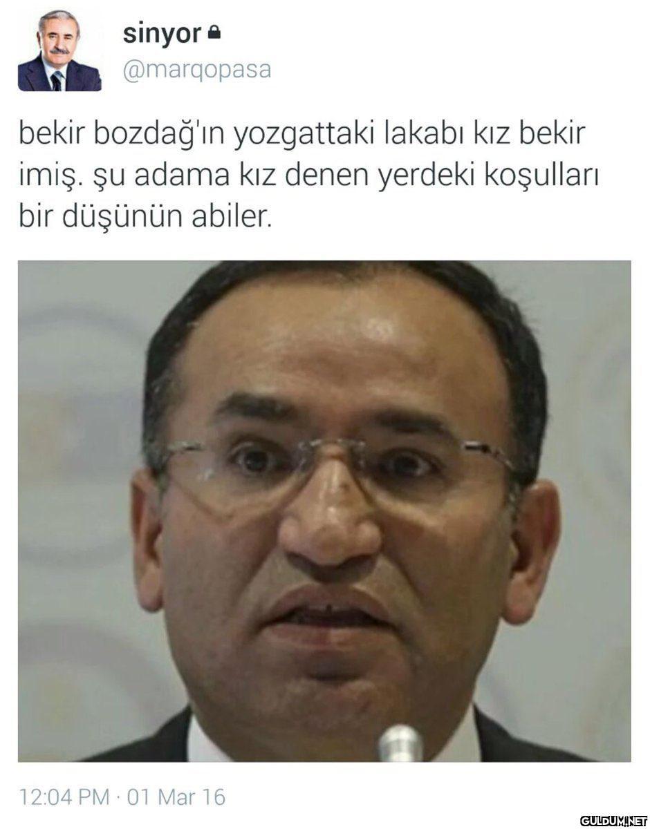 sinyor a @marqopasa bekir...