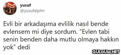 yusuf @yusufalphn Evli bir...