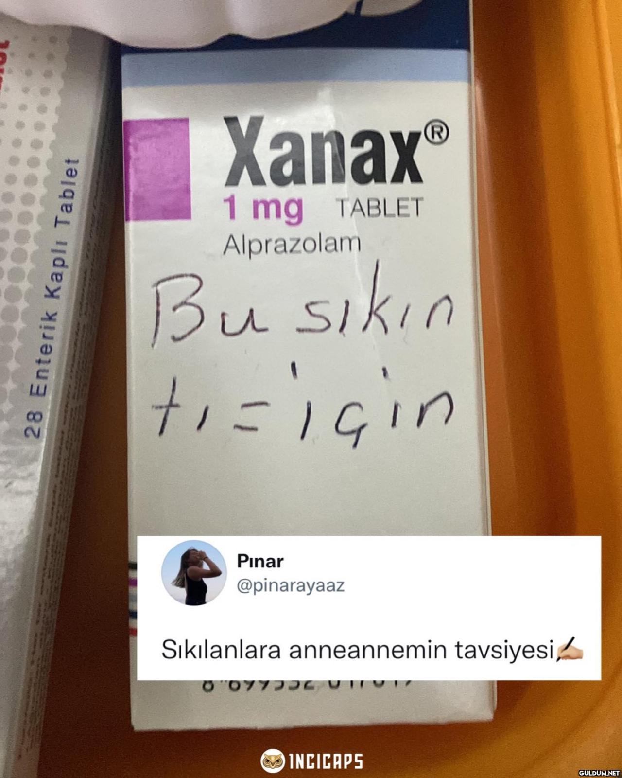 Xanax® 1 mg TABLET...