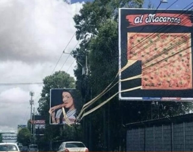 pizza reklamına bak.....