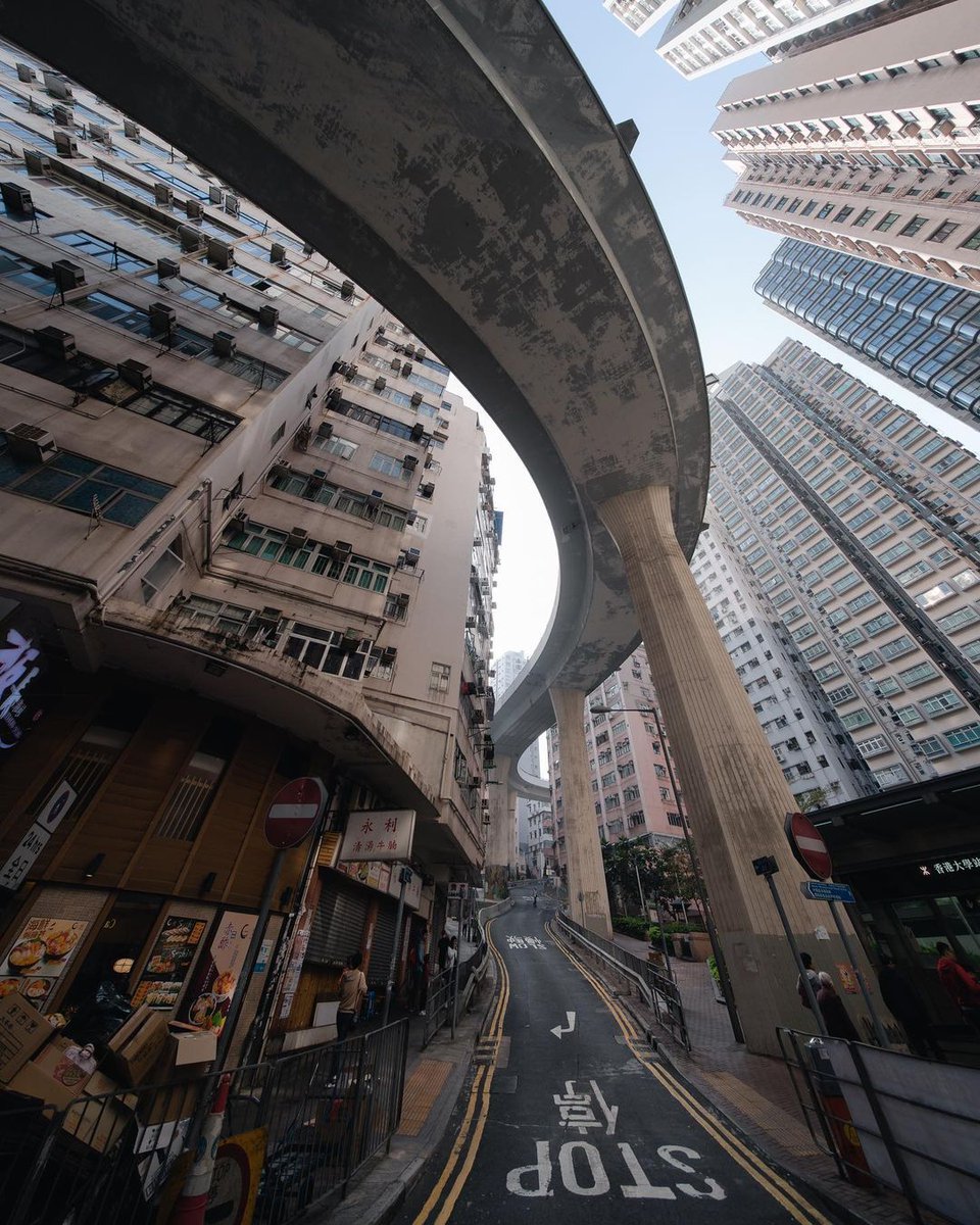 Hong Kong'un merkezinde...