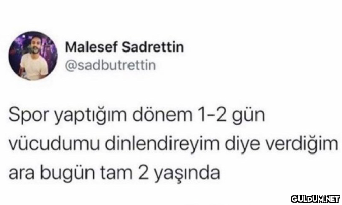 Malesef Sadrettin...