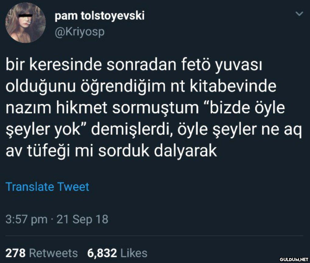 pam tolstoyevski @Kriyosp...