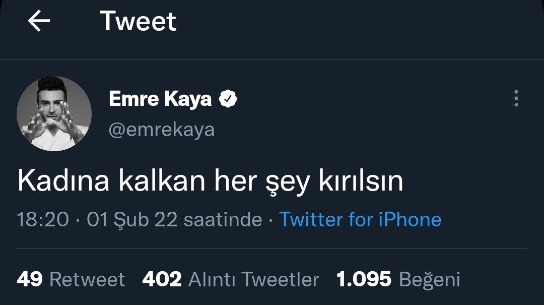 nasıl yani    Tweet Emre...