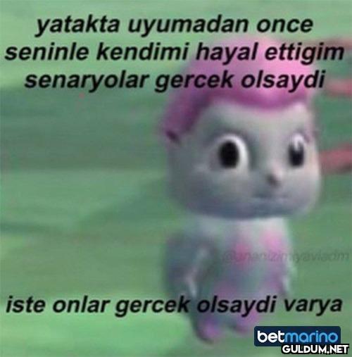 İyi geceler    yatakta...