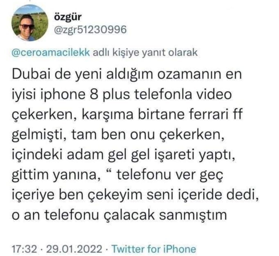 zenginlerimiz bile...