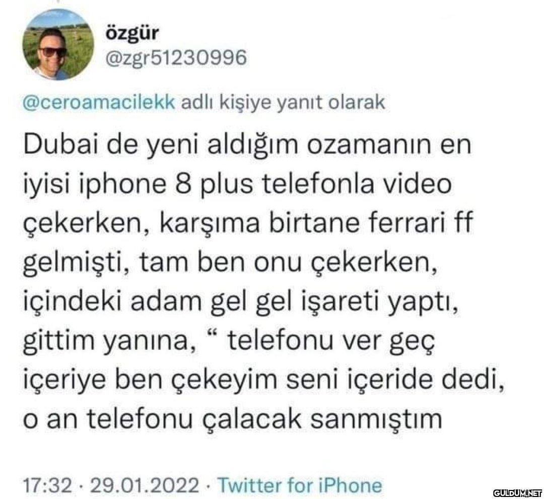 zenginlerimiz bile...