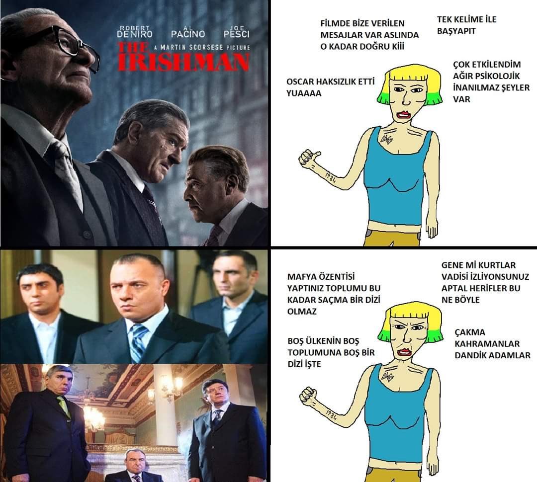 FİLMDE BİZE VERİLEN ТЕК...