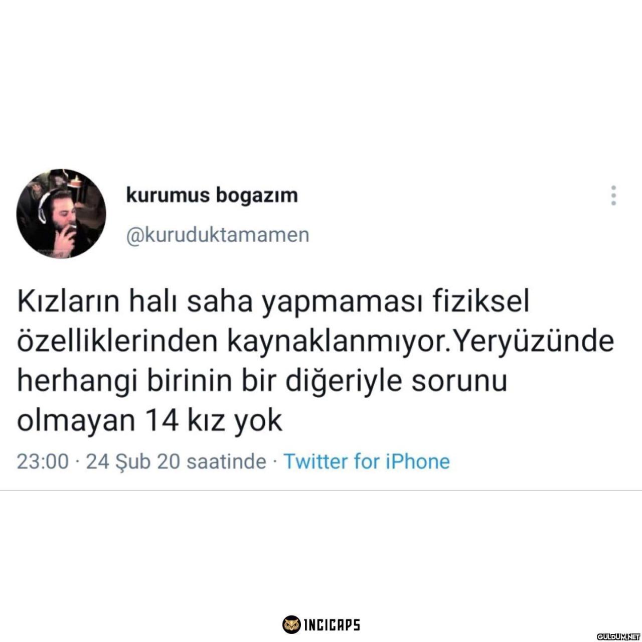 kurumus bogazım...