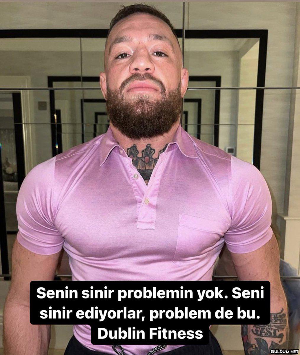 Senin sinir problemin yok....