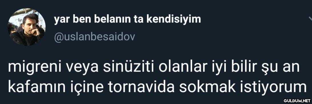 yar ben belanın ta...