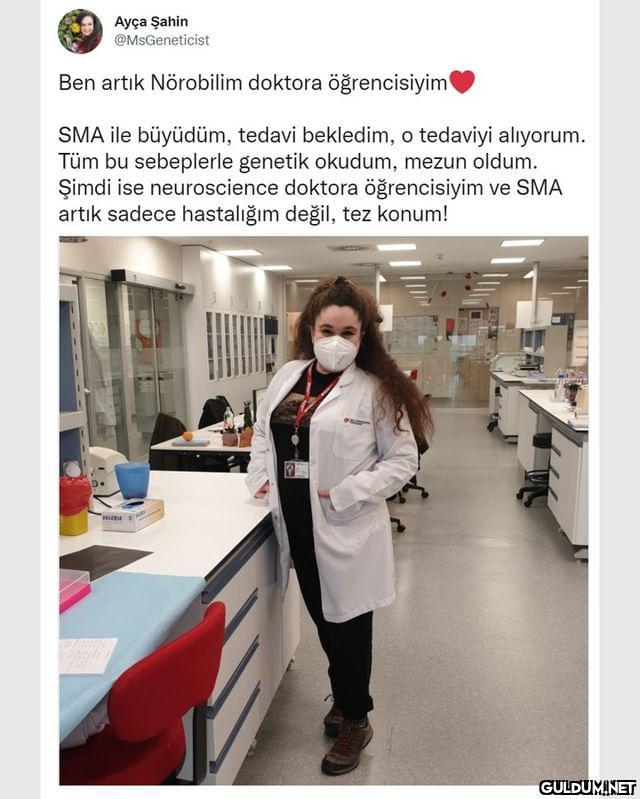 Ayça Şahin @MsGeneticist...