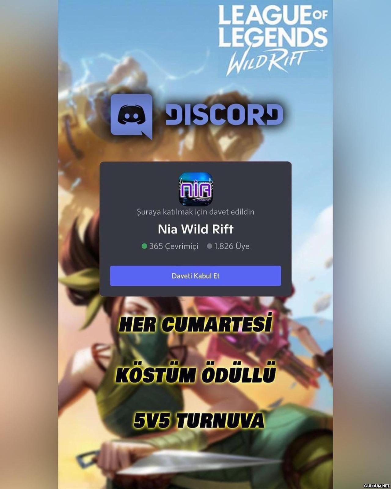 Discord sunucumuz Wild...