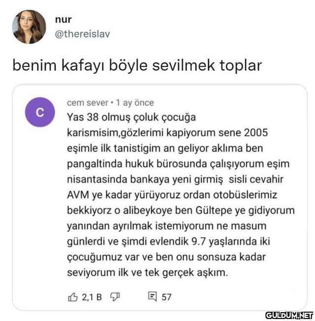 nur @thereislav benim...