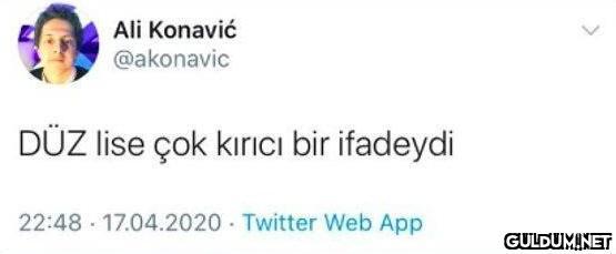 Ali Konavić @akonavic DÜZ...