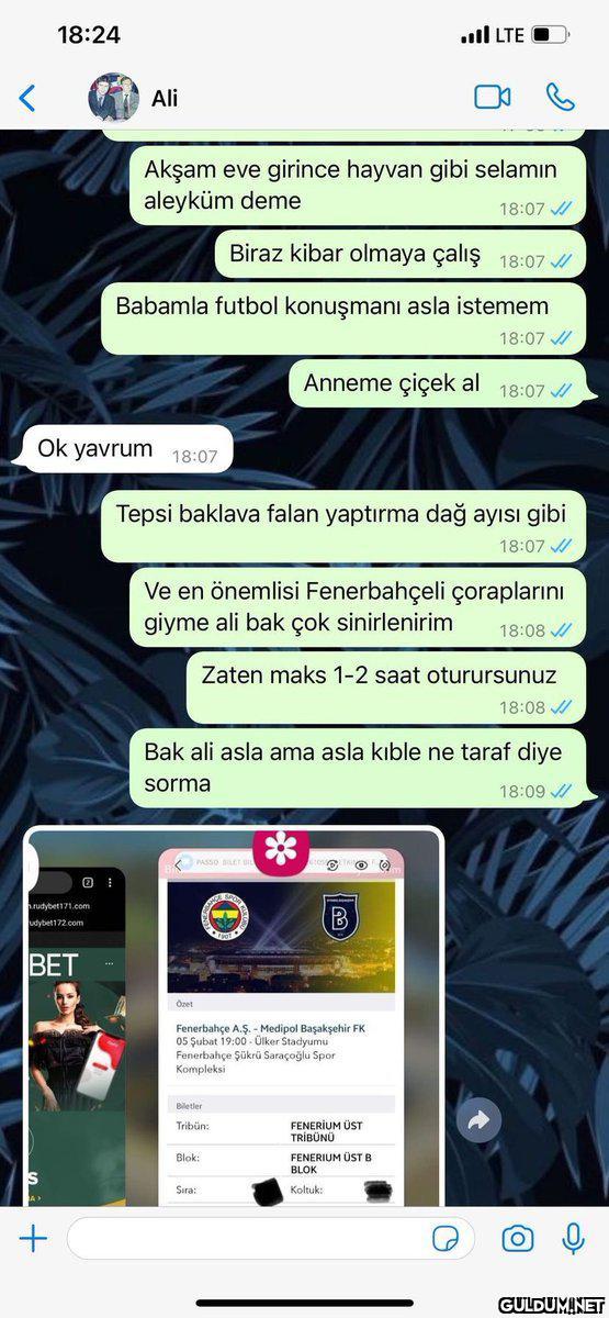 Sana kendimi helal...