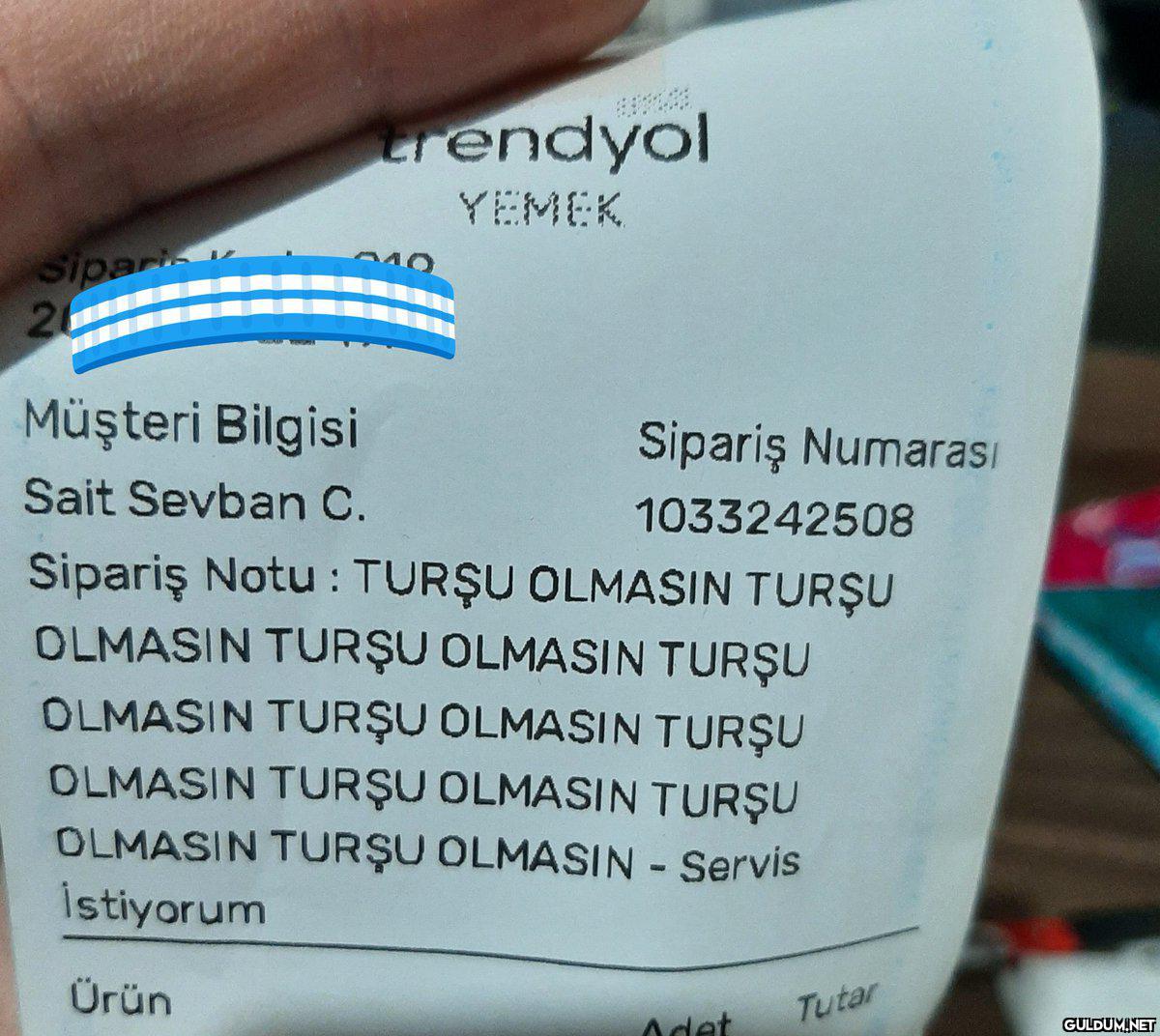 erendyol YEMEK Sipari 20...