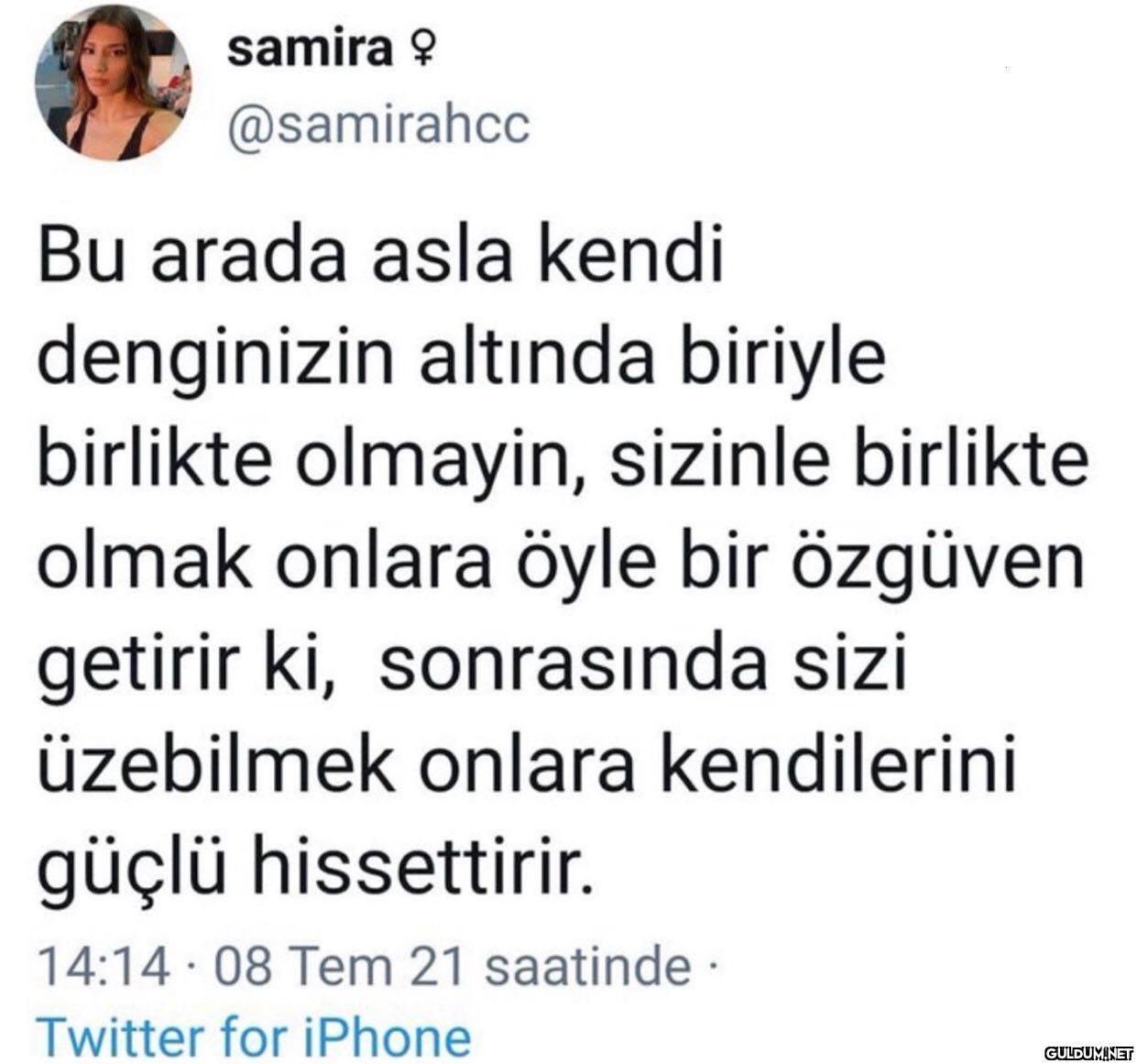 Tespitin dibi  samira ?...