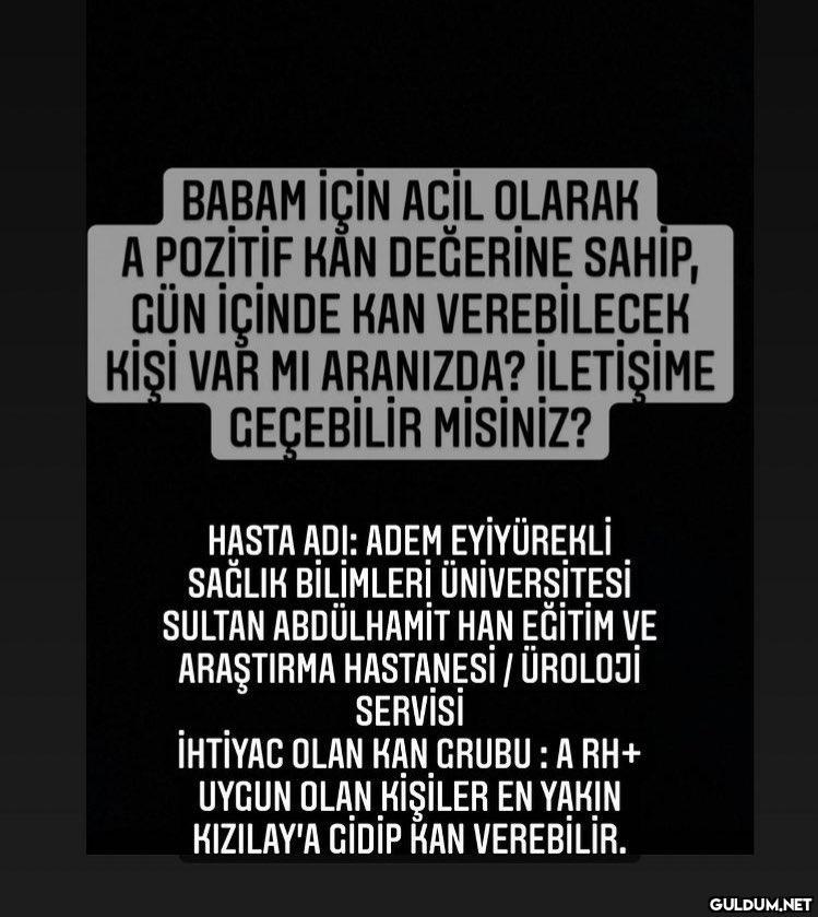İletişim ==>    BABAM İÇİN...
