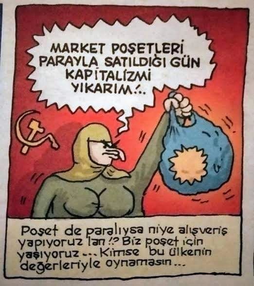 Herşey poşetin parayla...