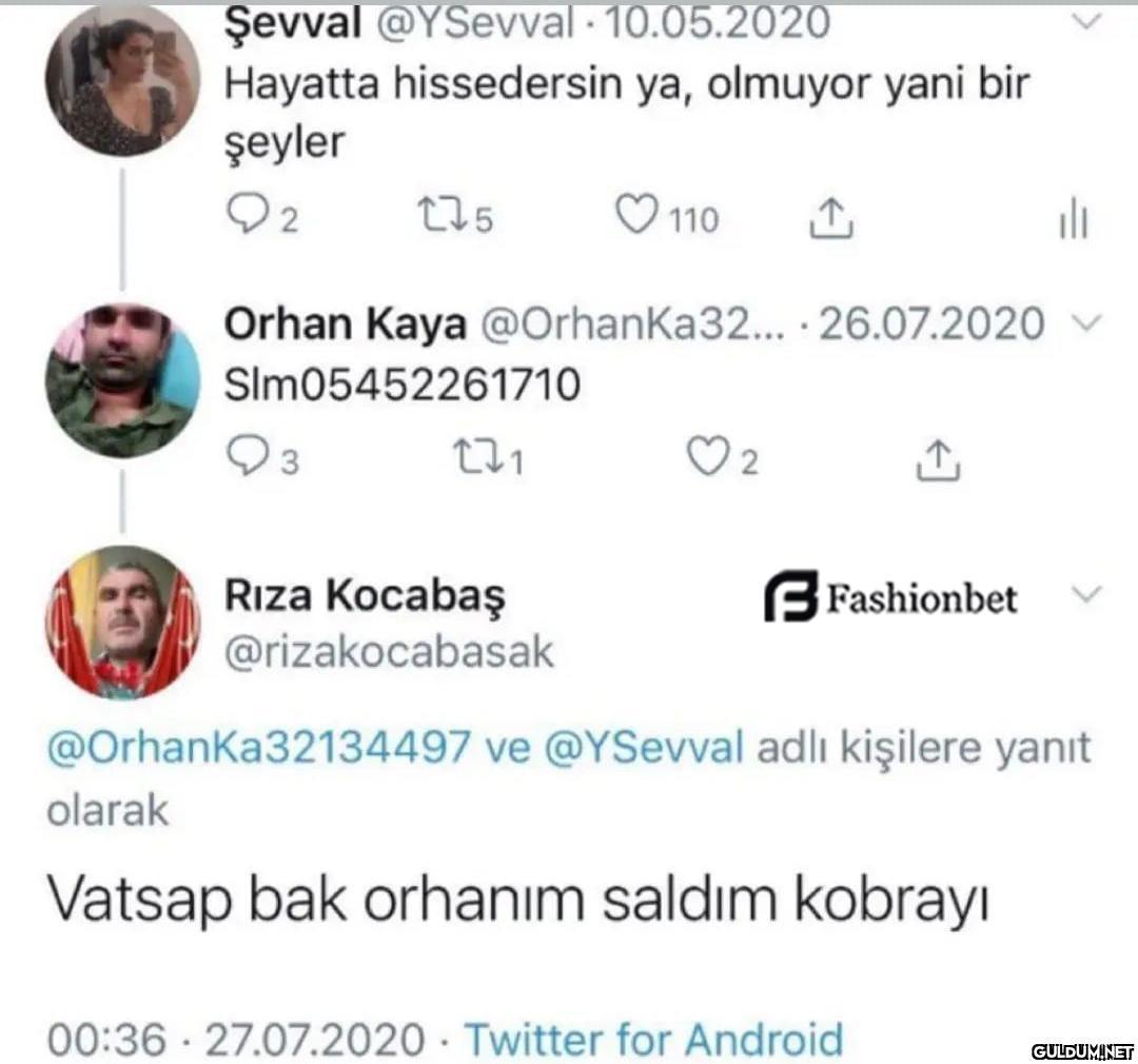 Twitter yine bildiğimiz...