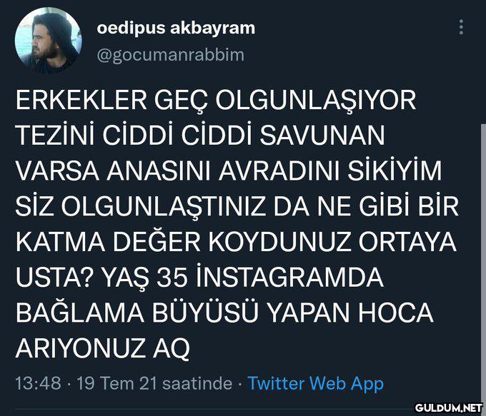 oedipus akbayram...