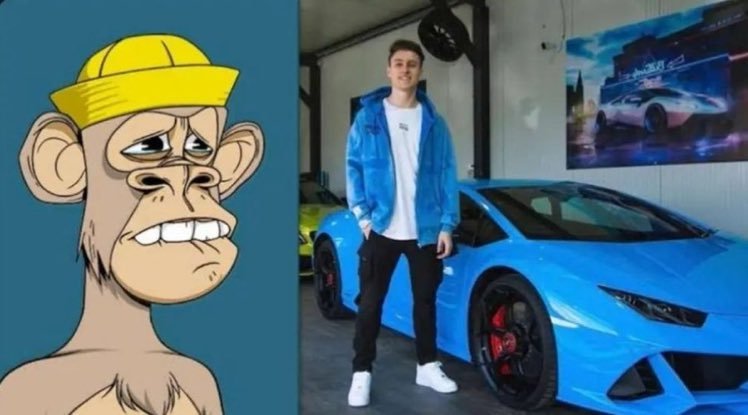 Bir YouTuber görseldeki...