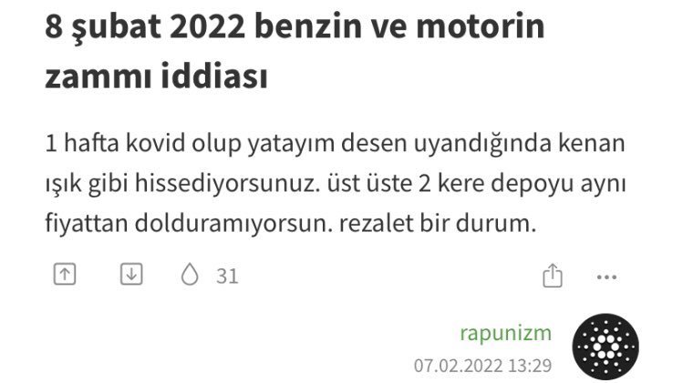 8 şubat 2022 benzin ve...