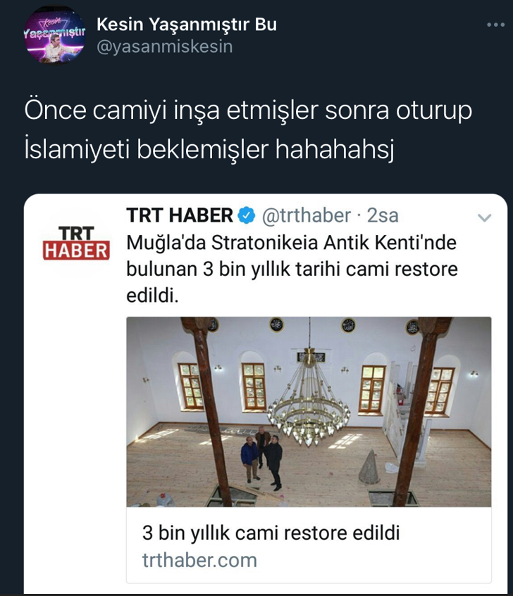 Kesin Yaşanmıştır Bu...