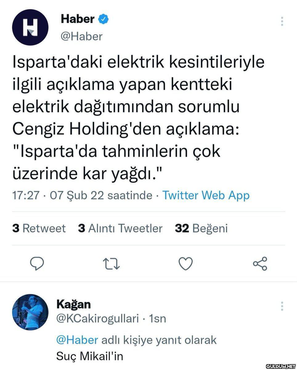 Haber @Haber Isparta'daki...