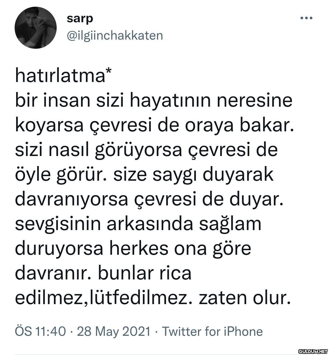 sarp •.. @ilgiinchakkaten...
