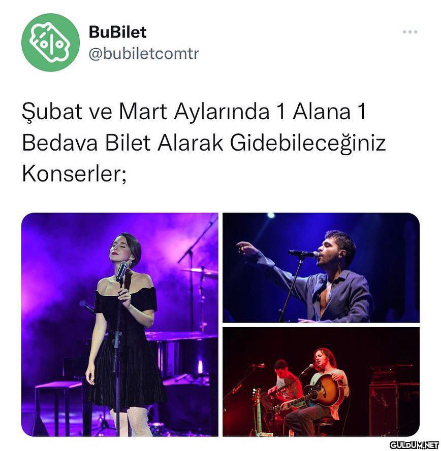 BuBilet’in sevgililer...