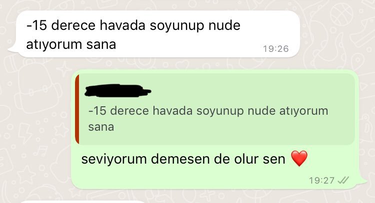 -15 derece havada soyunup...