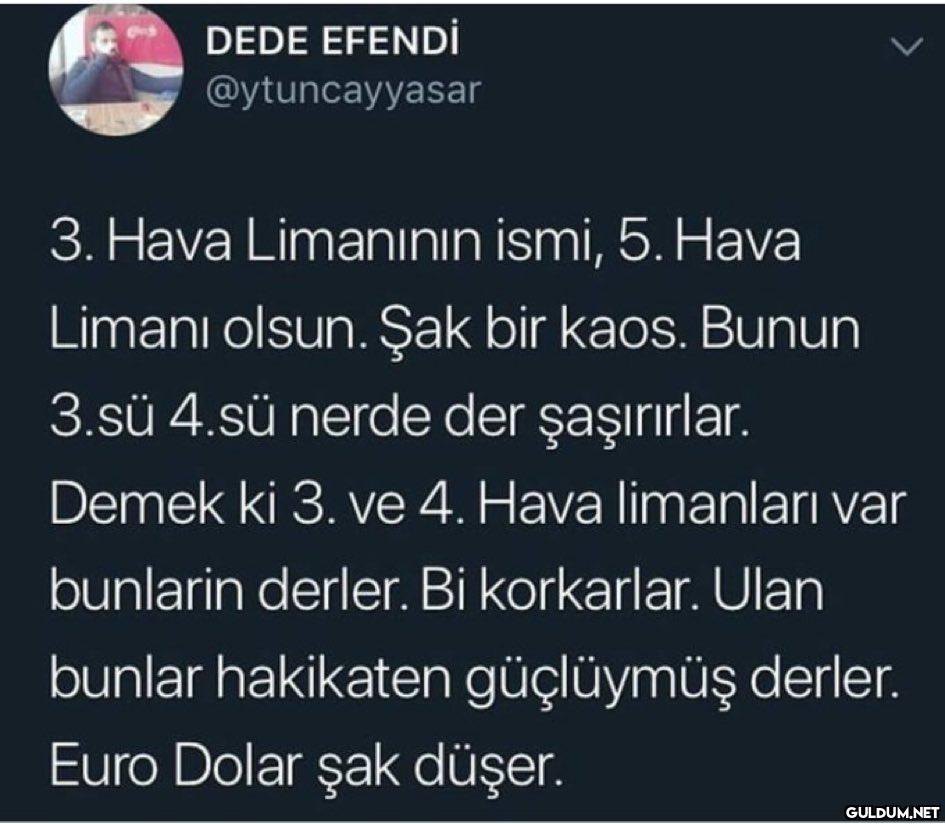 DEDE EFENDİ @ytuncayyasar...