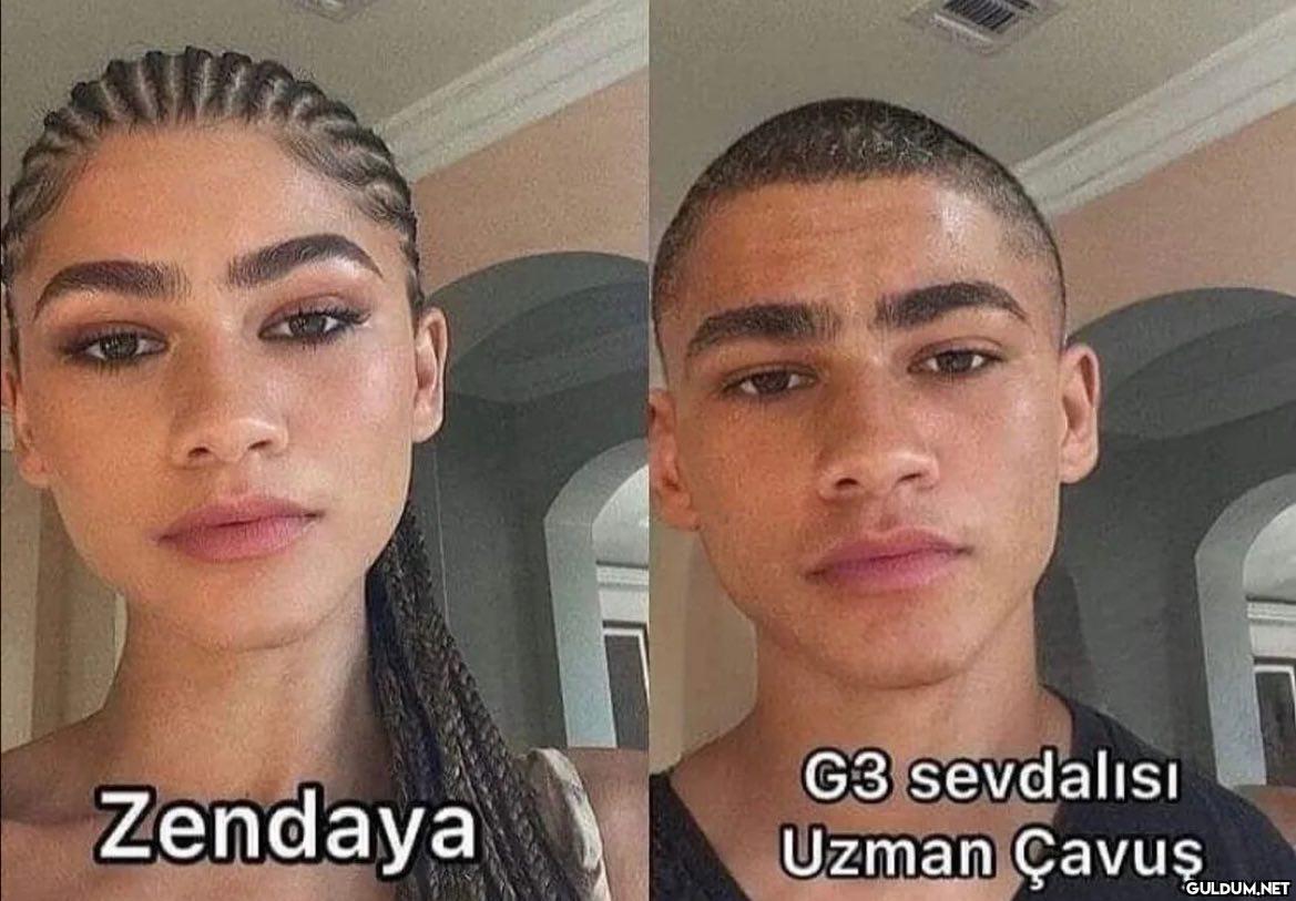 G3 sevdalısı Zendaya Uzman Çavuş