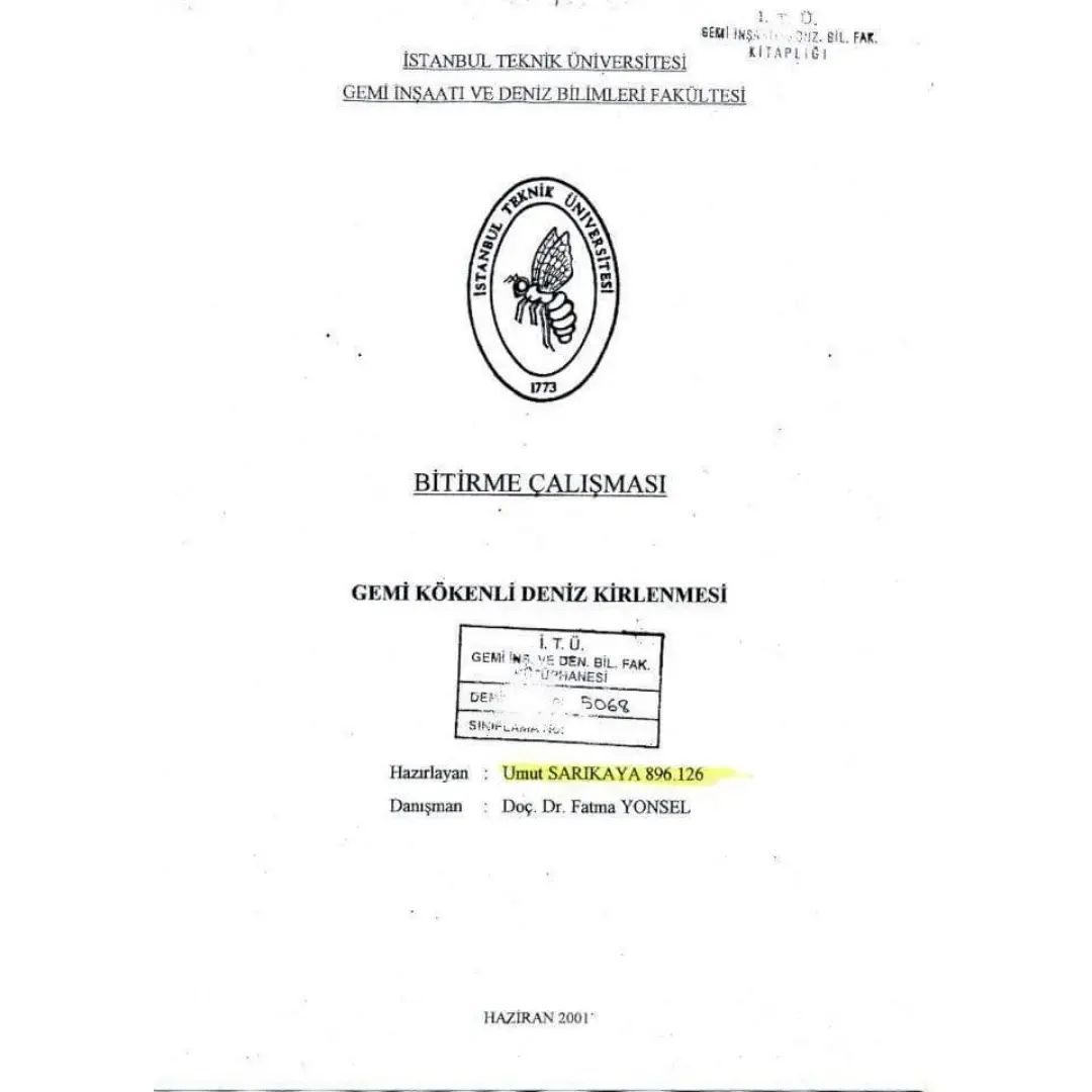 Umut Sarıkaya'nın bitirme...