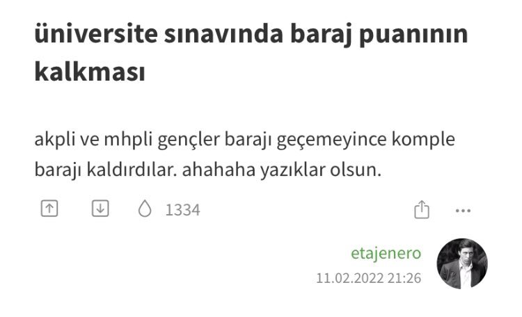 üniversite sınavinda baraj...