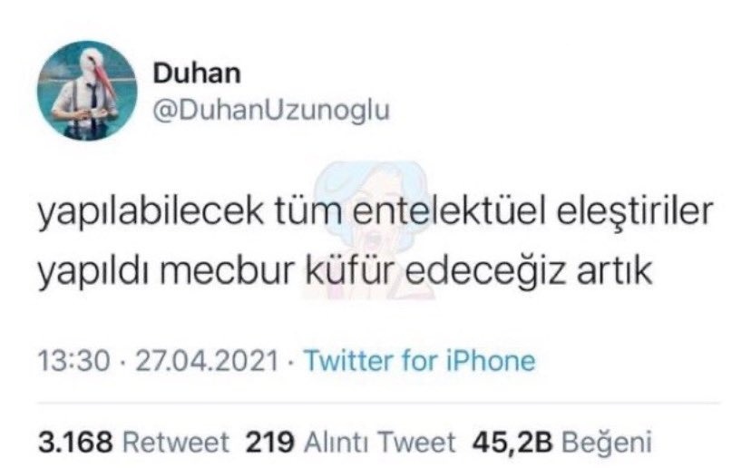 benim kafa yapısı    Duhan...