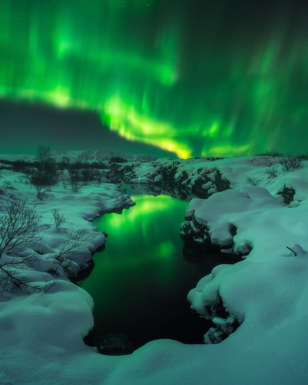 Enchanting northern lights...