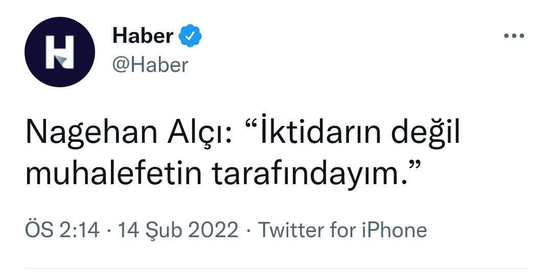 Haber •.. @Haber Nagehan...