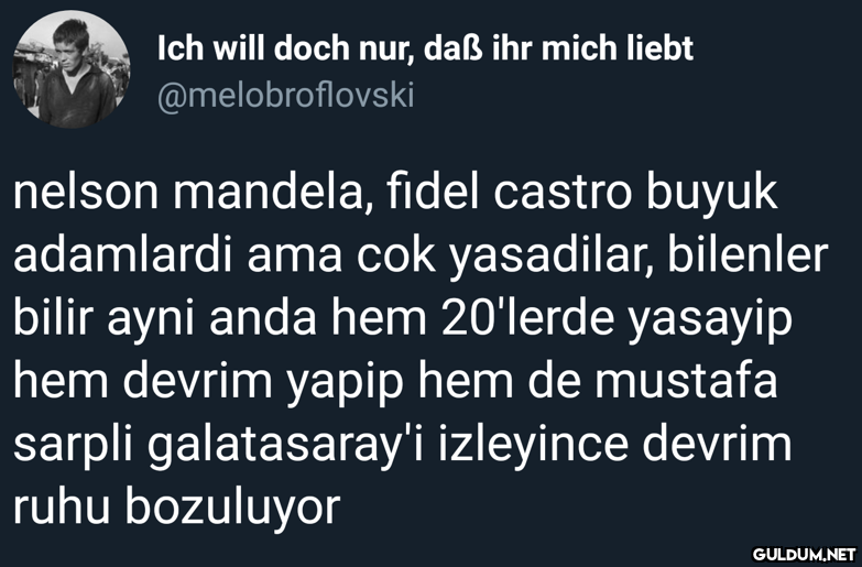 Ich will doch nur, daß ihr...